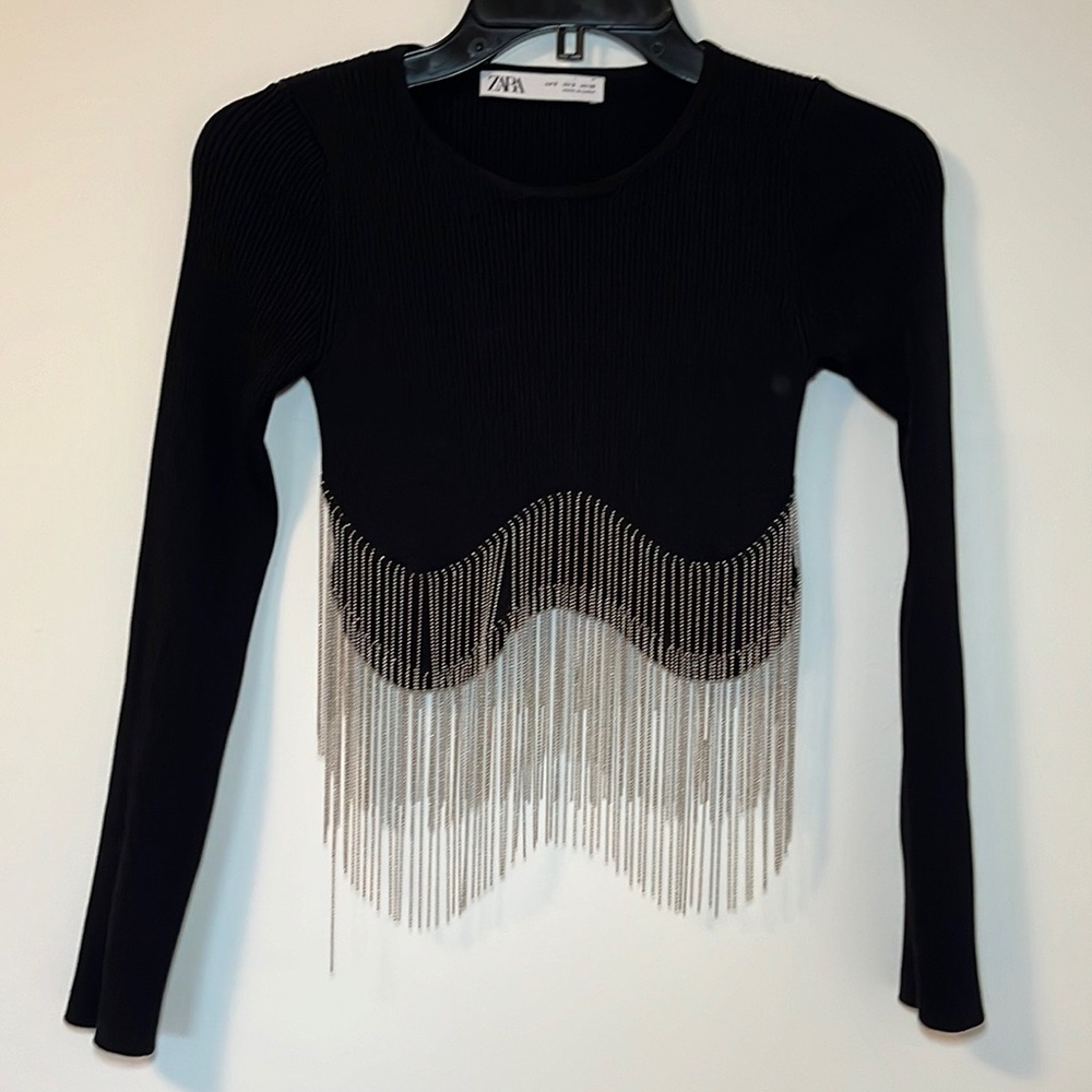 RHINESTONE CROP TOP